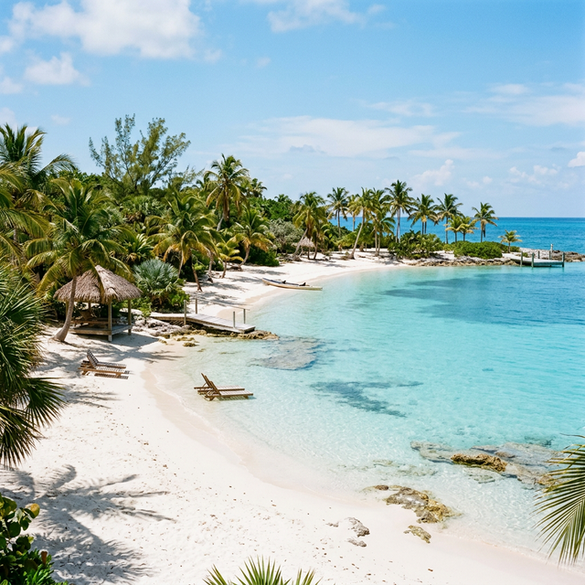Relaxing Beach at Blue Lagoon