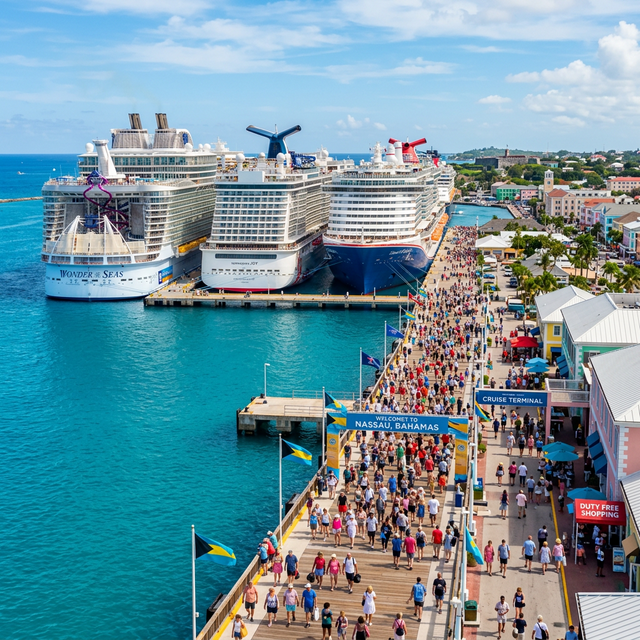 Multiple Cruise Ships at Prince George Wharf