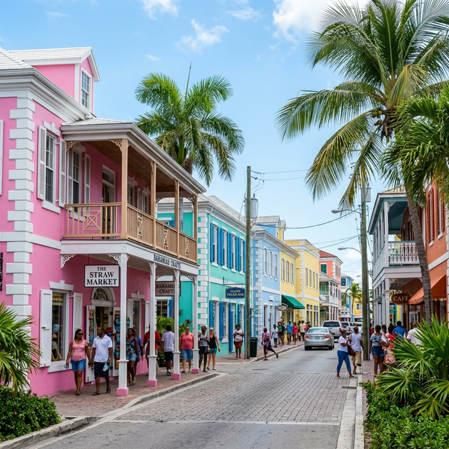 Nassau historic downtown walking tour from Prince George Wharf